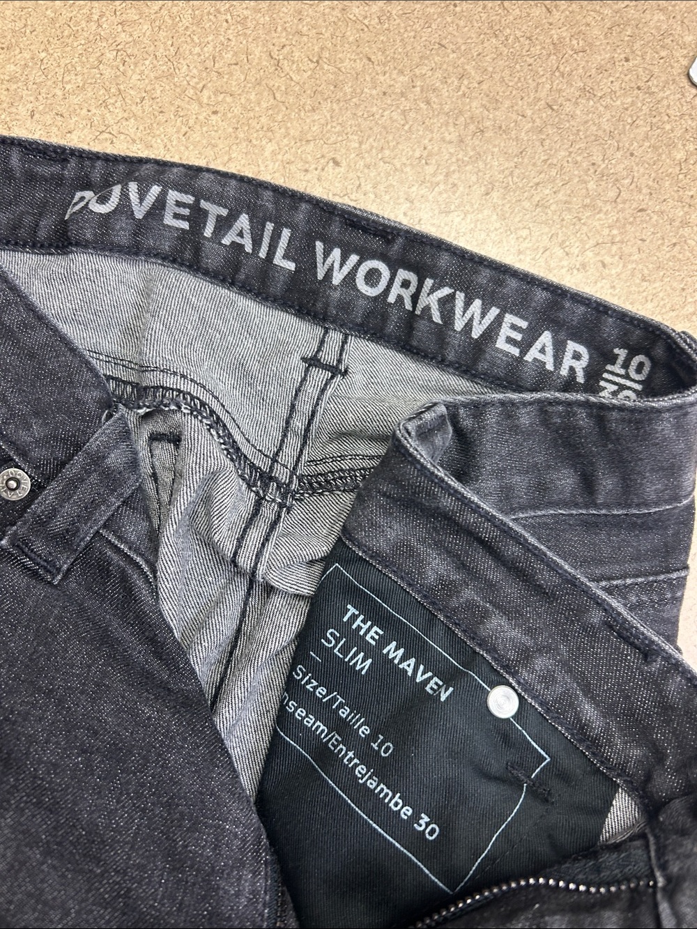 Dovetail Workwear The Maven Slim Jeans - Black